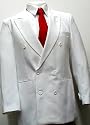 Brand New Double Breasted (DB) White Mens Business Dress Suit
