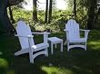 Two Adirondack Chairs plus Table
