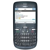 Nokia C3 Smartphone (6.1 cm (2.4 Zoll) Display, Bluetooth, 2 Megapixel Kamera, QWERTZ-Tastatur) grauvon "Nokia"