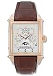 Girard-Perregaux Vintage 1945 Mens' Automatic Watch Perpetual Calendar 18K Rose Gold Silver Dial on Brown Leather Strap 90285-52-851-BAEA