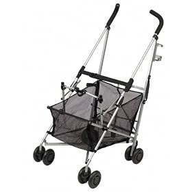 Maclaren Easy Traveller Stroller, Black and Silver