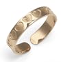 14k Yellow Gold Diamond-cut Heart Toe Ring