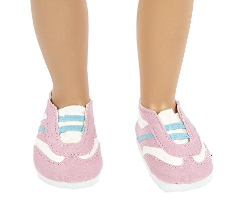 Fibre Craft Springfield Collection Sport Shoes, Pink, Blue/White