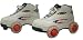 Toys : Quad Boot Roller Skates (White) - Size 12