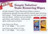 41D9PY0SGBL. SL160  Brampton Company Simple Solution Stain Removing Wipes 30ct