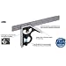Empire Level E250 12-Inch Heavy Duty Professional Combination Square w/Etched Stainless Steel Blade and True BlueR Vial
