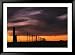 Australias Famous Dog Fence at Twilight Framed Photographic Poster Print, 45x33