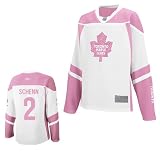 SCHENN #2 Toronto Maple Leafs RBK Women's Pink NHL Hockey Jersey by Reebok (NHLPA Certified Custom Sewn Authentic Twill)