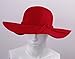 Big Beautiful Ribbon Band Wool Foldable Floppy Hat
