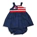 Baby : Picture Me by Austin & Ashley - Infant Baby Girls Sun Dress Set, Navy, White, Red (Size 12Months)
