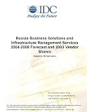 Review IDC Research  / Russia Business Solutions and Infrastructure Management Services 2004-2008 Forecast and 2003 Vendor Shares