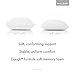 Z Memory Foam Pillow with Luxurious Rayon from Bamboo Velour Washable Cover - High Loft, Firm - King