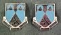 2nd Military Intelligence Battalion Distinctive Unit Insignia - 1 Pair (OCULT CUTUS SECRETI)