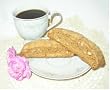 8 pieces Unfrosted COFFEE CASHEW Biscotti