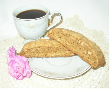 8 pieces Unfrosted COFFEE CASHEW Biscotti by Cashew Pieces