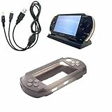 Smoke Skin Silicon Cover for Sony Playstation + 2 in 1 Data Cable Charger + ....