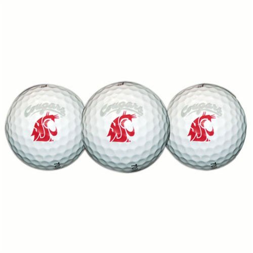 Washington State Cougars Ncaa Golf Ball 3-pack