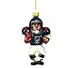 HOUSTON TEXANS NFL GLASS PLAYER ORNAMENT (4 AFRICAN AMERICAN)
