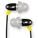 JLab Audio J6 Metal Wired Ergonomic Earbuds | 6mm Titanium Micro Driver | 24-Karat Gold Played Metal Jack | Tangle Free Kevlar Cable | Perfect Custom Fit | Black & Yellow
