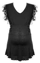 Women's Lauren Kiyomi Chiffon Ruffle Top (Maternity) - More Colors Available