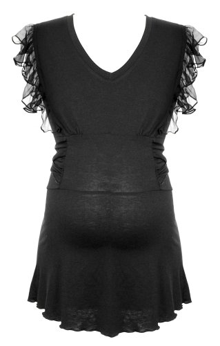 Buy Women’s Lauren Kiyomi Chiffon Ruffle Top (Maternity) – More Colors Available