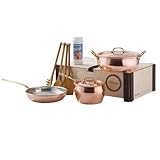 Ruffoni Historia Decor 5-Piece Copper Cookware Set in Wooden Box