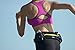 ROMIX Lumbar Running Belt With 2 Water Bottles Holder-Polyamide Lycra Unisex Runners Waist Pack with Safety Reflective Points