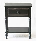 Privilege 24080-B 1 Dr Farmhouse Stand - Vintage Black