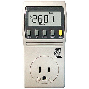 Kill A Watt For Dummies - Displays Monthly Electric Cost Per Appliance