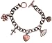 Victorian Bracelet Toggle -Cross - Flowers - Fan Charms