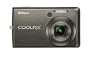 Nikon Coolpix S600 10MP Digital Camera with 4x Wide Angle Optical Zoom with Vibration Reduction (Slate Black)