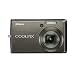 Nikon Coolpix S600 10MP Digital Camera with 4x Wide Angle Optical Zoom with Vibration Reduction (Slate Black)
