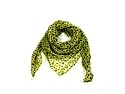 Viscose Scarf with Stars & Silver Stripes