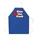 Attitude Apron Kiss the Cook Apron, Dark Blue, One Size Fits Most