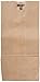 Duro ID# 18410 10# SOS Bag 35# 100% Recycled Natural Kraft, 500 Piece