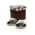 Mary Lou Brown Espresso Cup & Saucer x 4