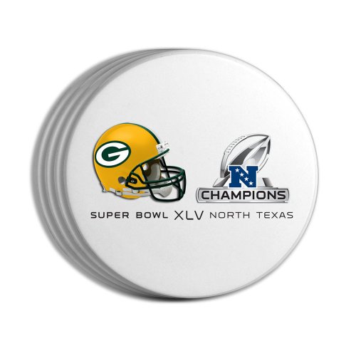 NFL Green Bay Packers NFC Champion 4-Pack Coasters