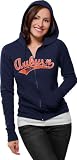 Auburn Tigers Women's Distressed Tail Sweep Full Zip Hooded Sweatshirt