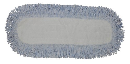 Industrial and Commercial Microfiber Dust Mop Pad (18 In. Border, Blue)