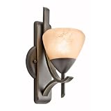 Kichler Lighting 10678OZ 1-Light 13-Watt Olympia Fluorescent Wall Sconce, Old Bronze