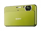 Sony DSC-T99G Digitalkamera (14 Megapixel, 4-fach opt. Zoom, 7,5 cm (3 Zoll) Display, HD Video) grün