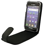 T-mobile Samsung Galaxy S 4G Leather Flip Case Holder Cover