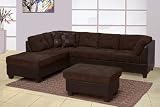 New 3PC Contemporary Modern Leather Sofa Set, #BM-9315