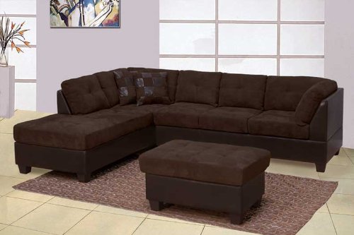 New 3PC Contemporary Modern Leather Sofa Set, #BM-9315