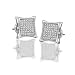 Bling Jewelry Men Sterling Silver Kite Micro Pave CZ Stud Earrings 9mm Bling Jewelry Men Sterling Silver Kite Micro Pave CZ Stud Earrings 9mm