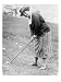 Woman in Golf Attire Prepairing to Swing Photograph Giclee Poster Print, 9x12