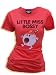 Junk Food Little Miss Bossy Licorice Red Juniors/Ladies T-Shirt Tee