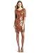 BCBGMAXAZRIA Women's Marta 3/4 Sleeve Sequin Dress