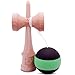 Kendama Rubberized Black & Green Matte And Extra String