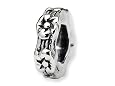 Reflections(tm) Sterling Silver Floral Spacer Bead / Charm